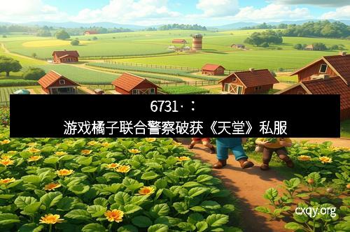 6731·：游戏橘子联合警察破获《天堂》私服
